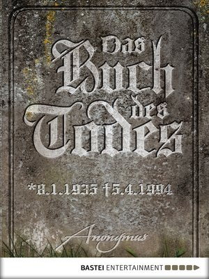 cover image of Das Buch des Todes